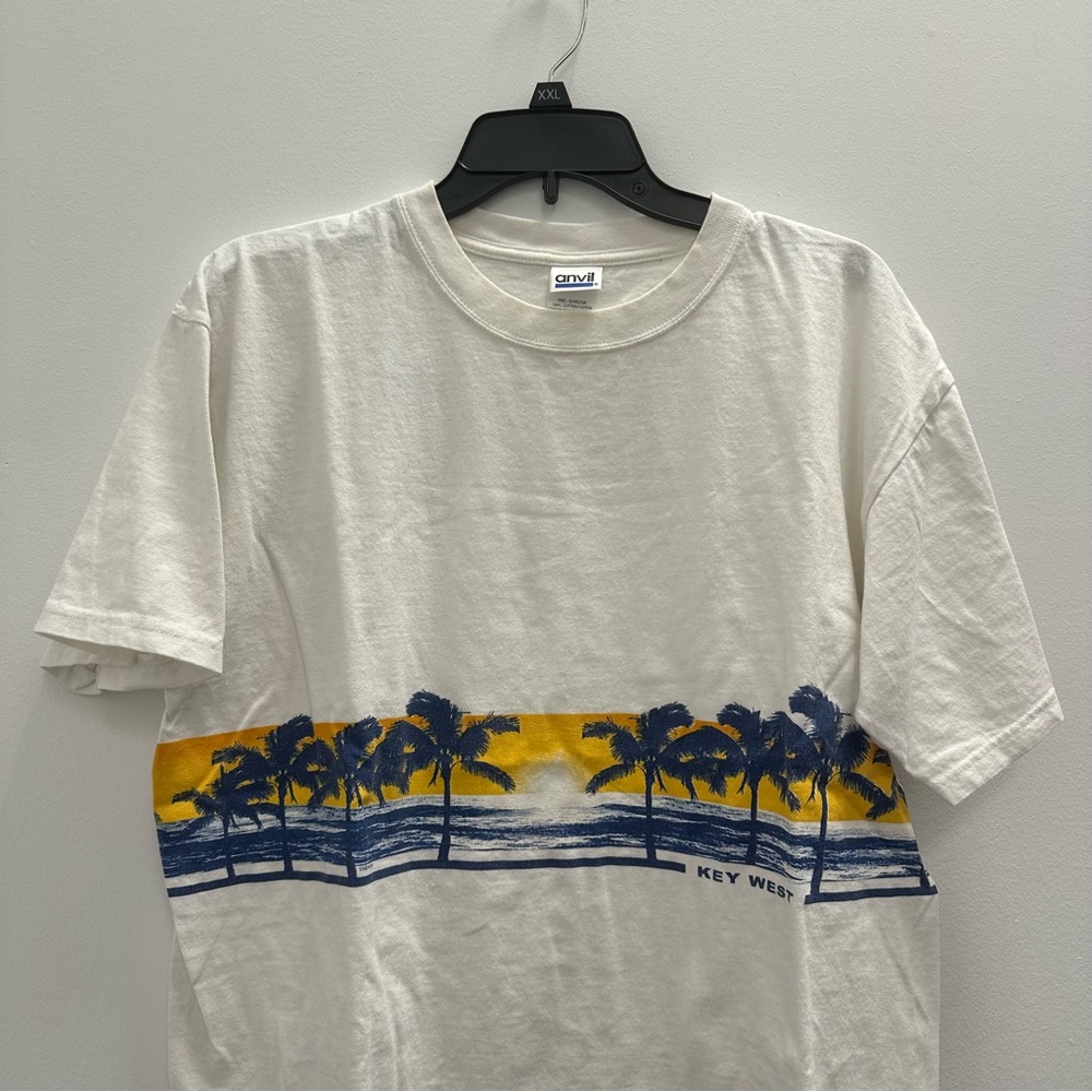 Y2K Anvil Key West Beach T-shirt Size Large